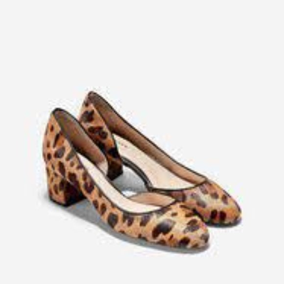 Cole Haan Real Fur 2" heel Professional Chic Heels 6B - Picture 6 of 6